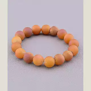 Браслет резинка Агат 17 см