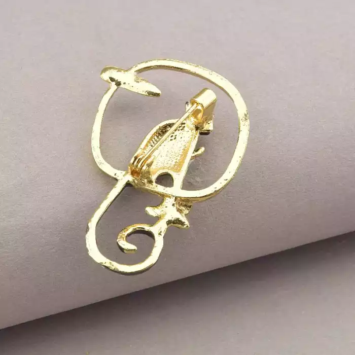 🏷️️ Брошка кіт емаль 42x25 мм ss_71781