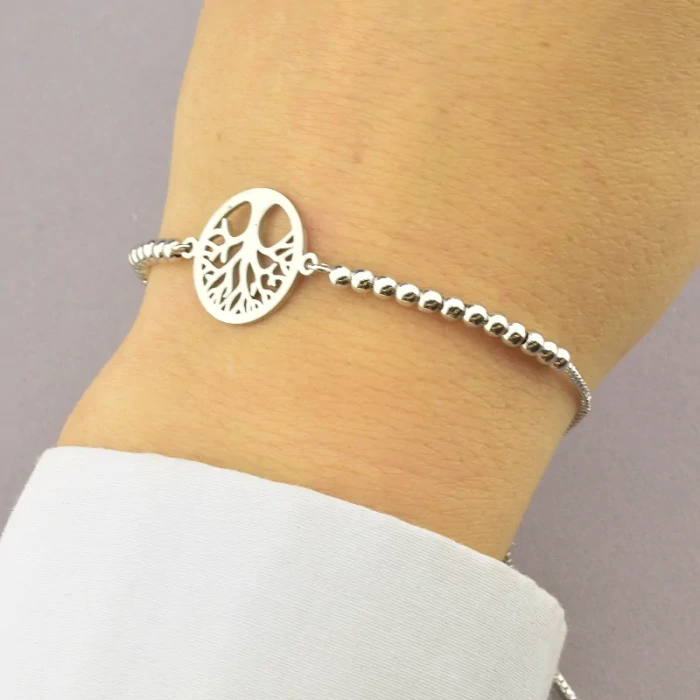 🏷️️ Браслет регульований Фіаніт 17 см ss_63536