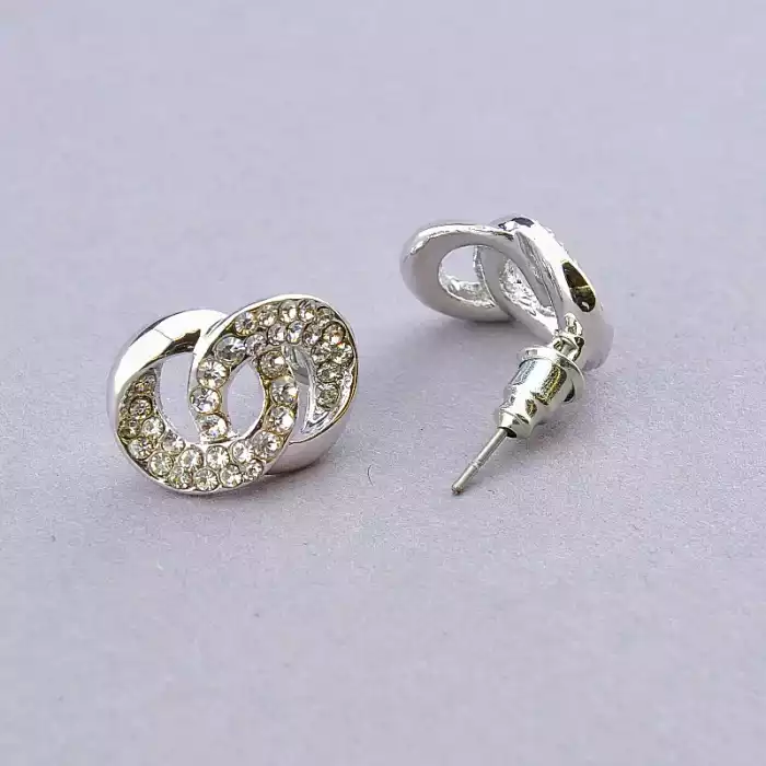 🏷️️ Сережки Сrystal (родій) ss_14965