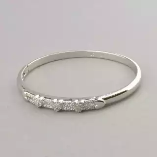 Браслет шарнірний Xuping (родій)