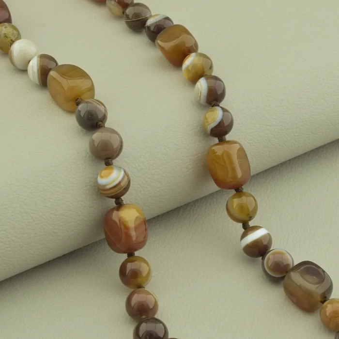 🏷️️ Намисто Агат 43 см. ss_102265
