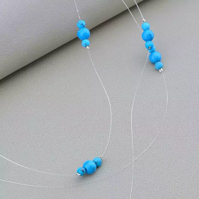 🏷️️ Підвіска Бірюза 45 см (сталь) ss_87014