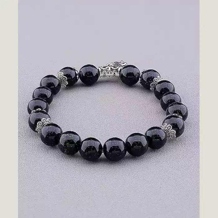 🏷️️ Браслет резинка Каїрська ніч 18 см ss_77988