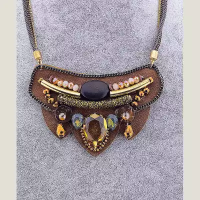 🏷️️ Підвіска замш 45 см Hand Made F-18251