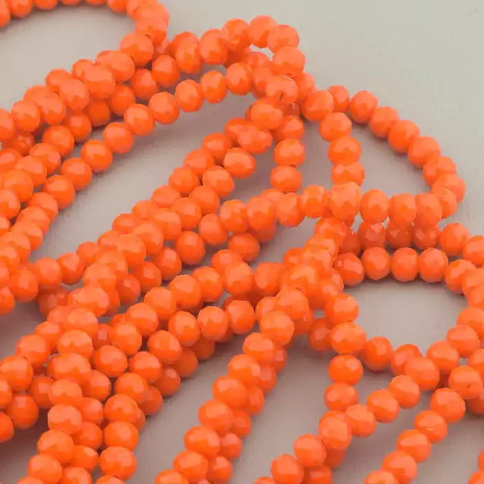 🏷️️ Нитка Чеський кришталь 43 см. 6 мм. (без замка) ss_96525