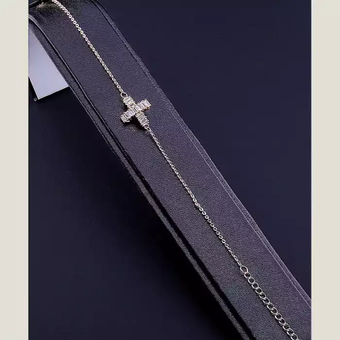 🏷️️ Браслет Фіаніт 17 см (позолота 18к) ss_30165