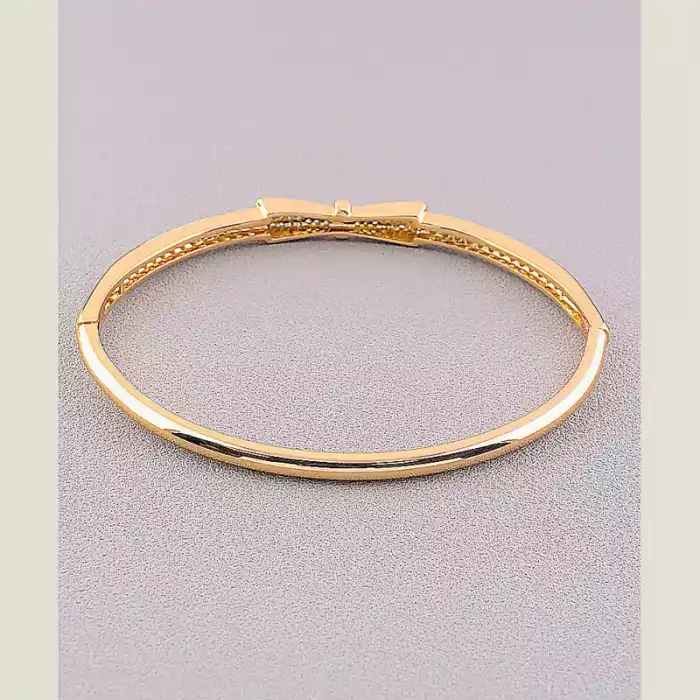 🏷️️ Браслет шарнірний Xuping Фіаніт 17 см (позолота 18к) ss_58627