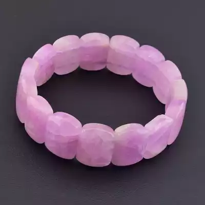 Браслет на резинці Кунцит 19 см