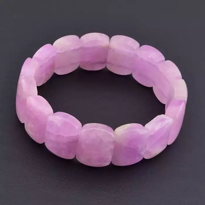 🏷️️ Браслет на резинці Кунцит 19 см ss_105477