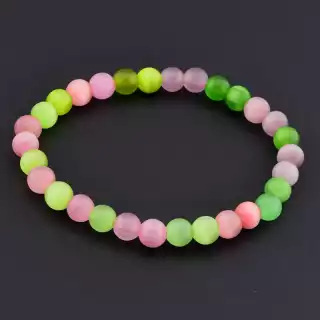 Браслет на резинці Котяче око 16.5 см