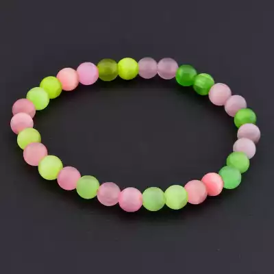 Браслет на резинці Котяче око 16.5 см