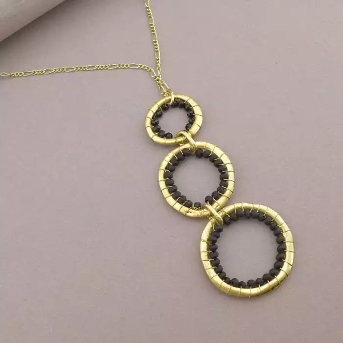 🏷️️ Підвіска FJ Бісер 65 см ss_48171