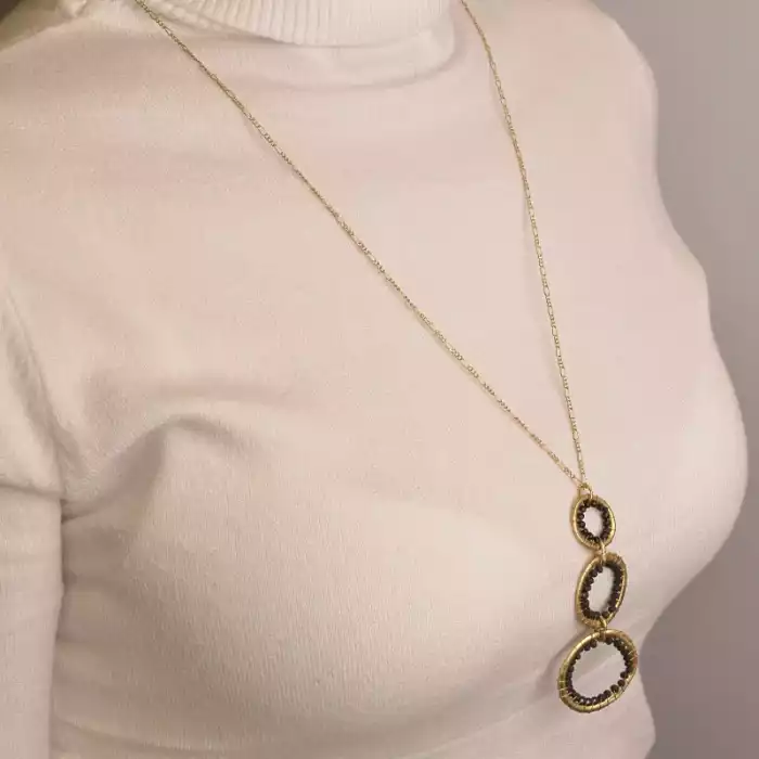 🏷️️ Підвіска FJ Бісер 65 см ss_48171