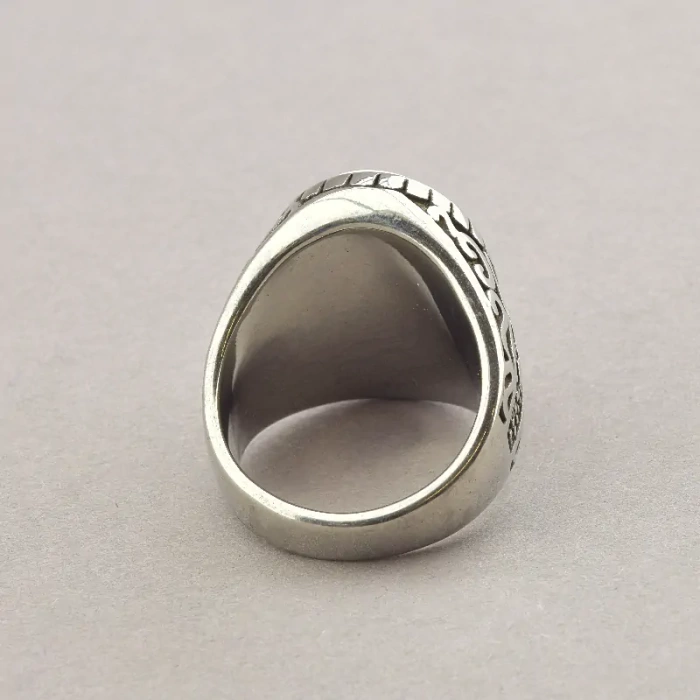 🏷️️ Перстень Stainless Steel Перламутр медична сталь 316L21 р ss_60867