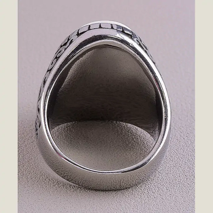 🏷️️ Перстень Stainless Steel Перламутр медична сталь 316L21 р ss_60867