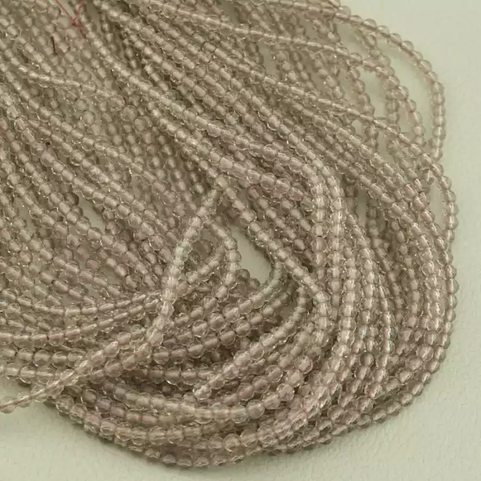 🏷️️ Нитка Кварц 40 см. 2,5 мм. (без застібки) ss_99905