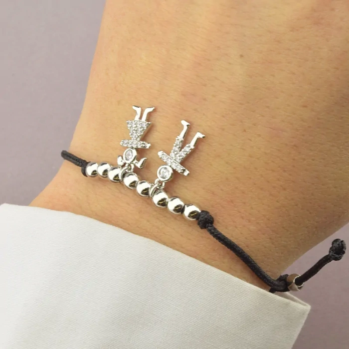 🏷️️ Браслет регульований Xuping Фіаніт 17 см (родій) ss_64144