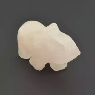 Слон Рожевий кварц 45х20