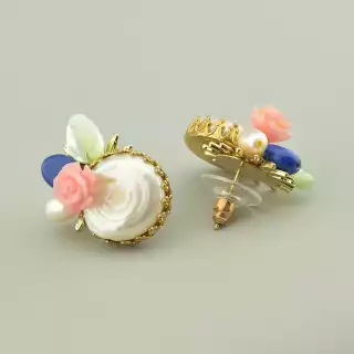 Сережки пусети Hand Made Майорка