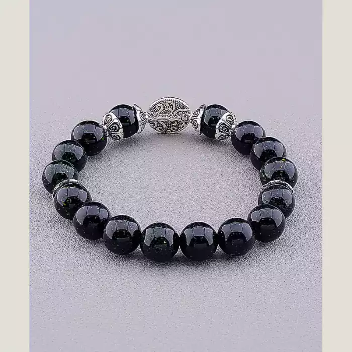 🏷️️ Браслет резинка Каїрська ніч 17 см ss_77989