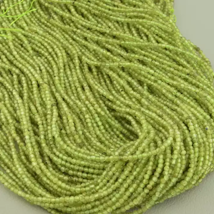 🏷️️ Намистини Преніт 39 см. 1,9 мм. на нитці (натуральне каміння, без застібки) ss_102680