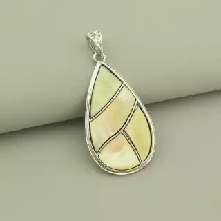 Кулон Перламутр 52x28мм.