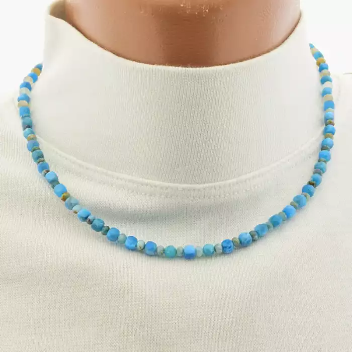 🏷️️ Підвіска Самоцвіти Срібло 925 (42 см, карабін, грань, різнокольоровий, срібний) ss_104964