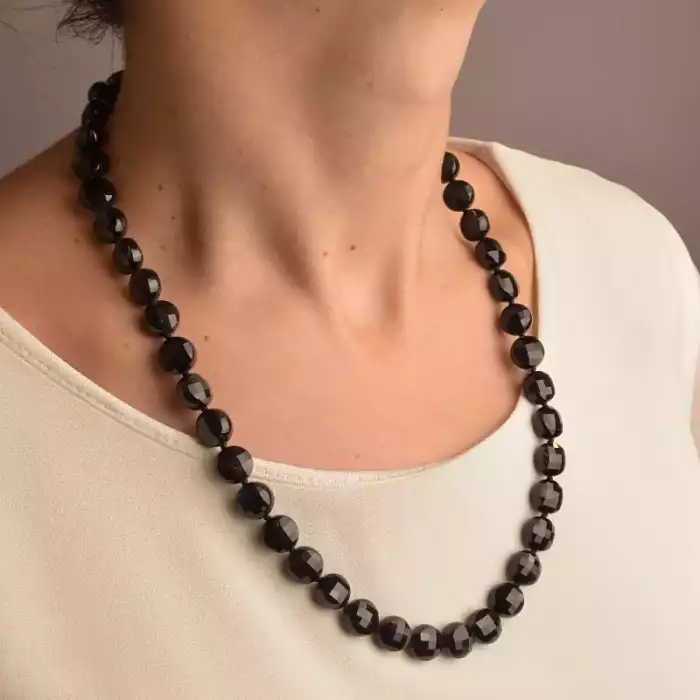 🏷️️ Намисто Турмалин 52 см. (срібло 925 проба) ss_91100