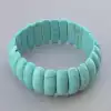 🏷️️ Браслет резинка Бірюза 20 см. F-99591