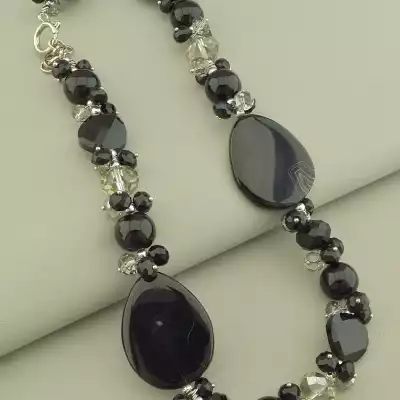 🏷️️ Намисто Агат 46 см F-64792