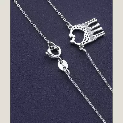 🏷️️ Підвіска жирафи серце Xuping (родій) F-76829