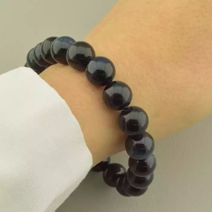 🏷️️ Браслет резинка Котяче око 20 см. ss_102467