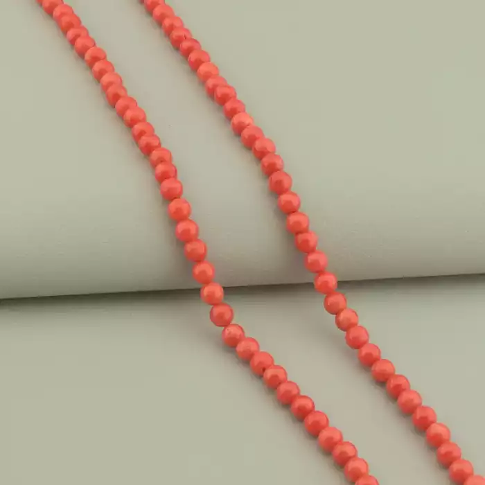 🏷️️ Чотки з каменю Корал ss_95378