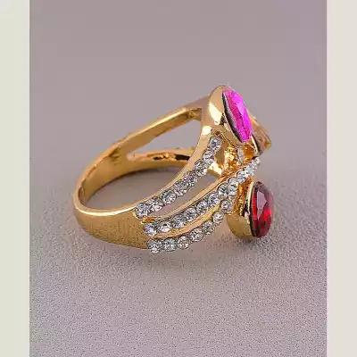 🏷️️ Каблучка Сrystal (позолота 18к) F-42859