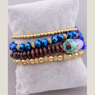 🏷️️ Браслет без застібки пластик 17 см F-18553