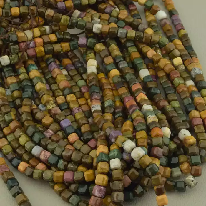 🏷️️ Нитка Яшма 38 см. (без застібки) ss_103407