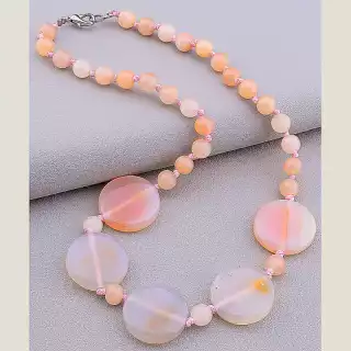 Намисто Сердолік, Агат 46 см