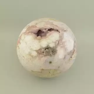 Куля агат (105х105 мм, рожевий, одиничний екземпляр)