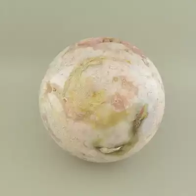 🏷️️ Куля агат (105х105 мм, рожевий, одиничний екземпляр) F-105066