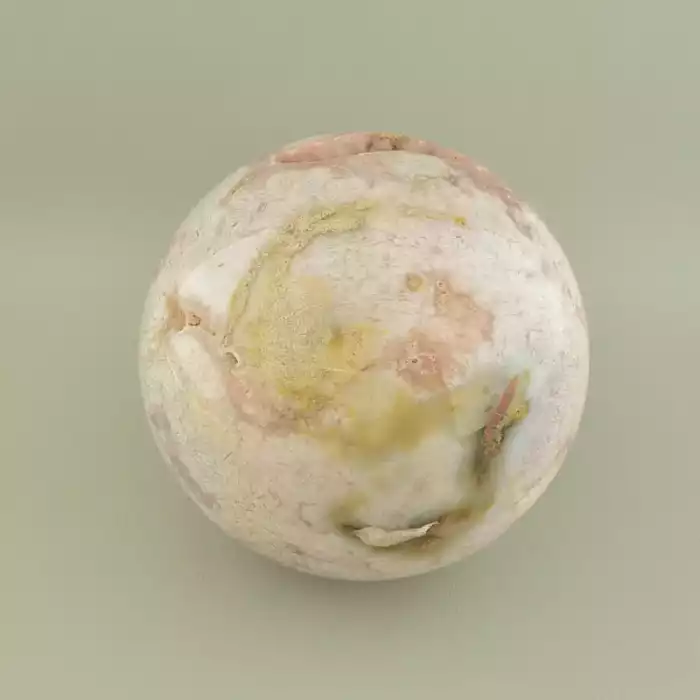 🏷️️ Куля агат (105х105 мм, рожевий, одиничний екземпляр) ss_105066