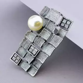 Брошка-кулон шпилька Майорка 60х30 мм.