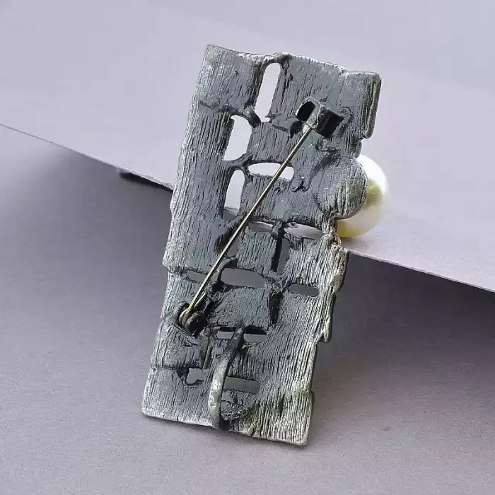 🏷️️ Брошка-кулон шпилька Майорка 60х30 мм. ss_90281