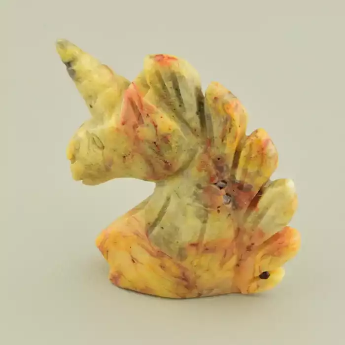 🏷️️ Мінерал яшма Єдиноріг (60х50 мм, коричневий, сірий, бежевий, природні дефекти) ss_105275