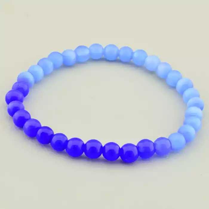 🏷️️ Браслет на резинці Котяче око 18 см F-105883