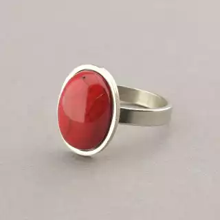 Перстень Stainless Steel Корал медична сталь 316L7, 7 р