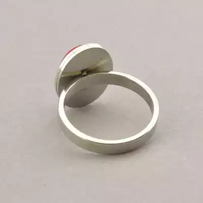 🏷️️ Перстень Stainless Steel Корал медична сталь 316L7, 7 р F-88182