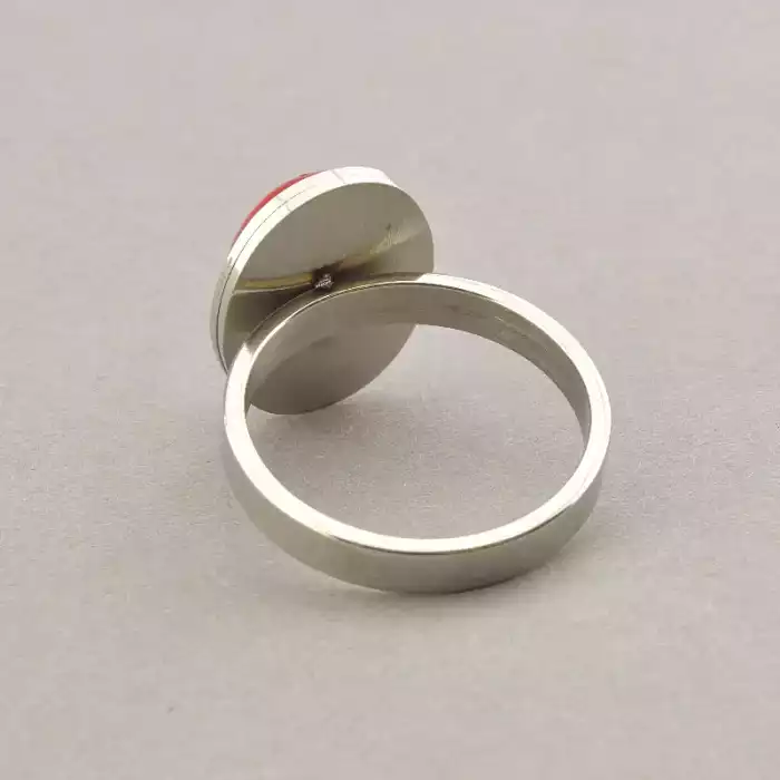 🏷️️ Перстень Stainless Steel Корал медична сталь 316L7, 7 р ss_88182