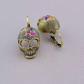 Сережки на англійській застібці Fashion Сrystal