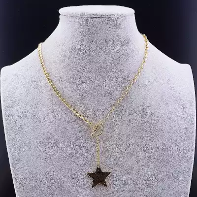 🏷️️ Підвіска зірка Xuping 42 см (позолота 18к) F-83350